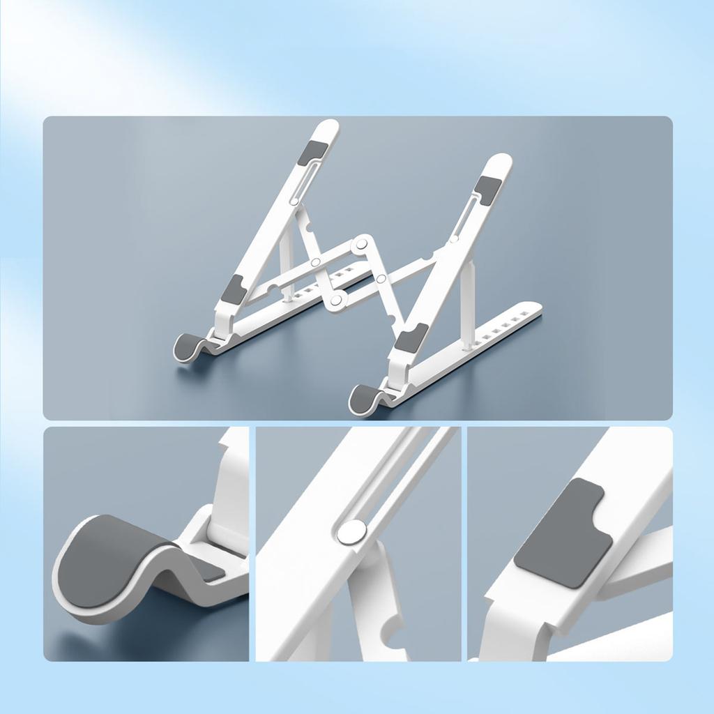 Podstawka PFB-A24 stojak pod laptopa składany - czarna