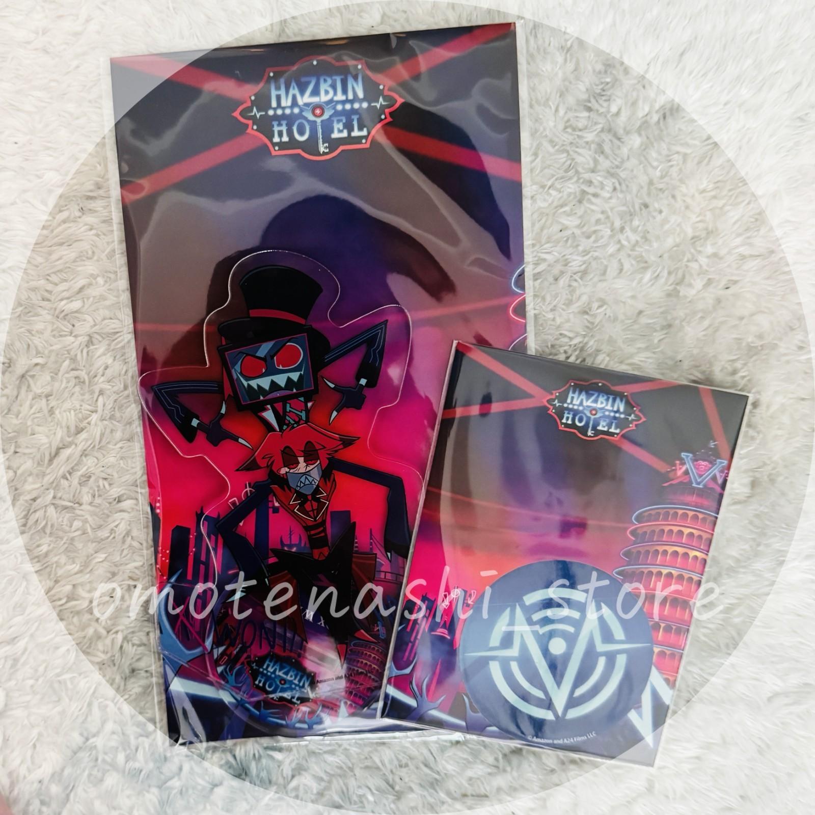 Hazbin Hotel Vox Alastor Acrylic Stand Figure Sticker Set 2 POP UP Store 2026
