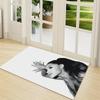 Ariana Grande'S Artistic Pose Carpet Rug Soft Washable Antislip Home Living Room Sofa Mats Personalized Christmas Rug