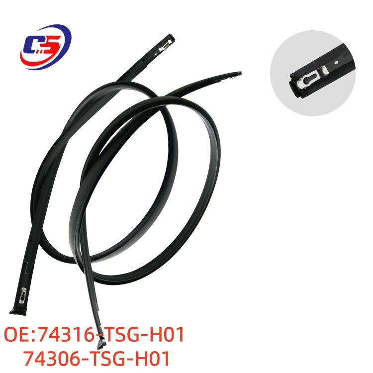 Compatible with Jienrui GIENIA 2017-19 Models: Car Roof Gutter Rainwater Rubber Strip 74316-TSG-H01. 74316-TSG-H01 74306-TSG-H01