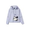 Li Ning Disney Collaboration Minnie Print Loose Hoodie Women Hoodies Light-Frost-Blue AWDR328-5
