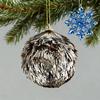 Yousheng Glitter Tinsel Pom Poms Christmas Ornament Fluffy Pom Pom Ball Christmas Tree Hanging Deecoration for Holiday Party Decor