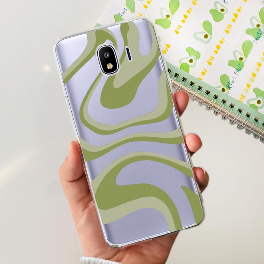 For Samsung Galaxy J4 2018 Case SM-J400F Luxury Clear Silicone Soft TPU Phone Case For Samsung J4 Plus J4+ J415F Back Cover Capa