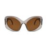 Durable High Quality Retro High End Designer Style Edgy Punk Trendy Oversized Female For Both Male Sun Glasses
