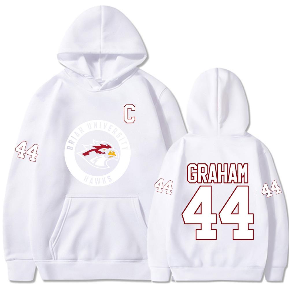 Graham 44 Mimo kampus TV seriál Briar University Hokejové mikiny Pánské Dámské Oblečení Ležérní Volné Dlouhé rukávy Mikiny s kapucí