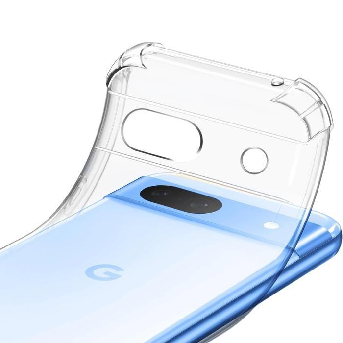 Case - Phonillico - Google Pixel 8a - Shockproof - Soft TPU - Transparent