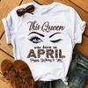 It's My Birthday Print T Shirt Women Red Lips Wink Eye Graphic Short Sleeve Birthday Party Casual Summer Tee For Her