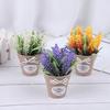 Artificial Plant Decorative Flowers Fake Flowers Mini Potted Bonsai Green Plant