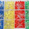 500PCS 5mm LED Light Diodes Storage Box Light Emitting Diodes LEDs Assorted Colors  Repair Equipment