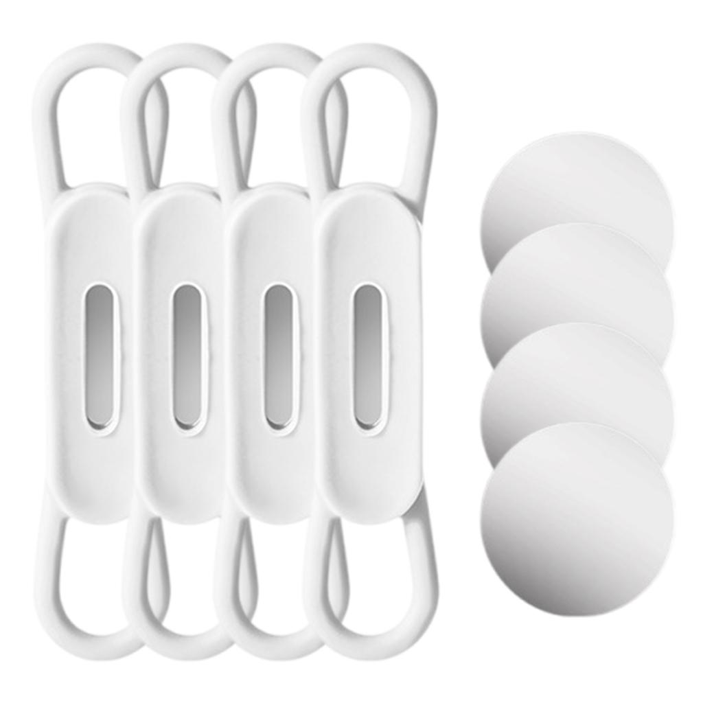 4Pcs Magnetic Pen Holder for Desk Refrigerator Whiteboards Silicone Pen Holder for Desk Desk Marker Organiser Holder