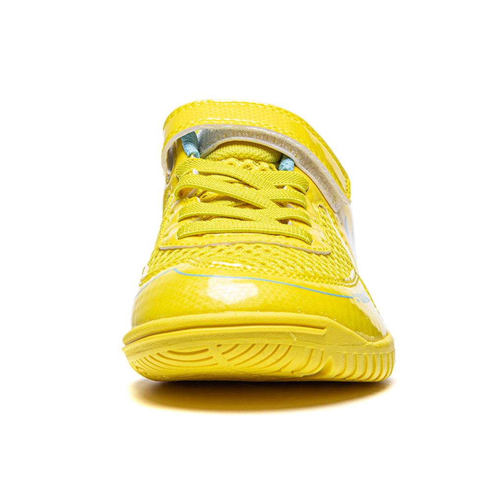 Li Ning Kids Qilin 3.0 Mesh Cool Comfortable Shock Absorbing Breathable Low Top Training Shoes Kids Training Shoes Yellow Blue APPU033-2