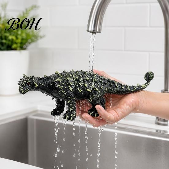 PLA Maisgabel Dinosauriergabel, mit langlebigen Griffen und Edelstahlstiften, Neuartige Hitzeschutzhalter, für Grill-Picknick-Partys Zinken