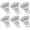 6-pack Gu10 Halogeenlampen 50w 230v Gu10 Halogeen Spots Warm Wit Voor Plafondlampen Dimbaar