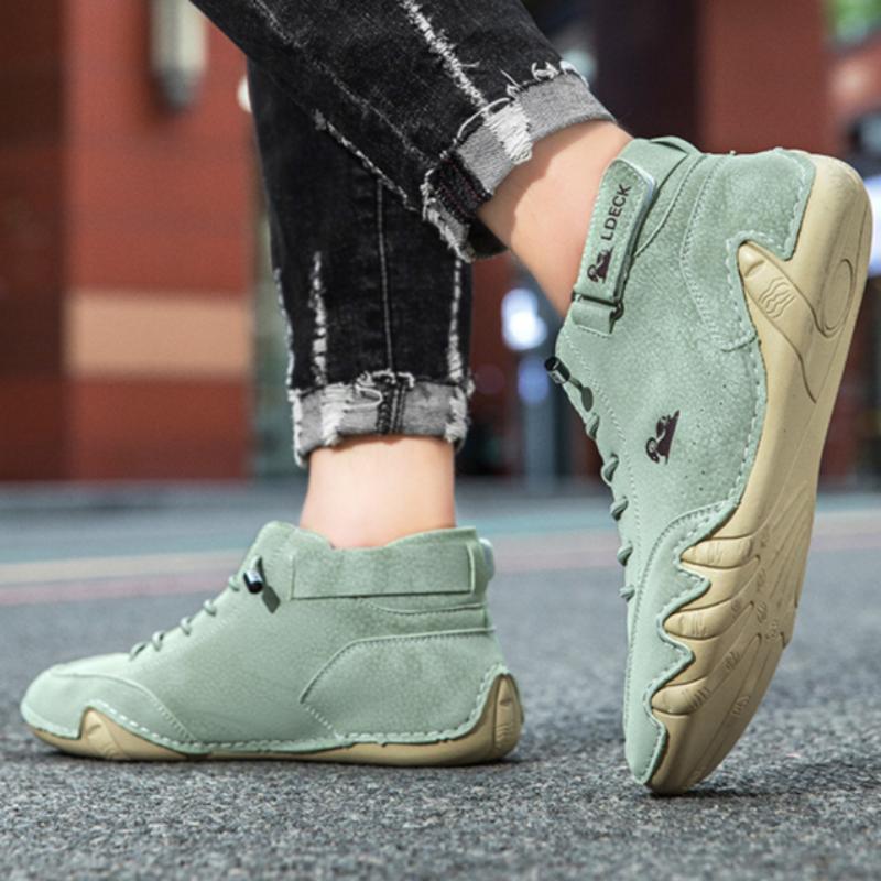 Ankle Boots Spring and Summer High Top Octopus Men's Non-slip Wear-resistant Casual Boots