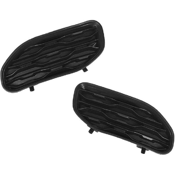 Paire Grille Inférieure Inserts de Calandre Cache-Bordure, Espaceur de Cache Pare-Chocs Inférieur Avant, Compatible 2019-2023 avec Dodge RAM 1500