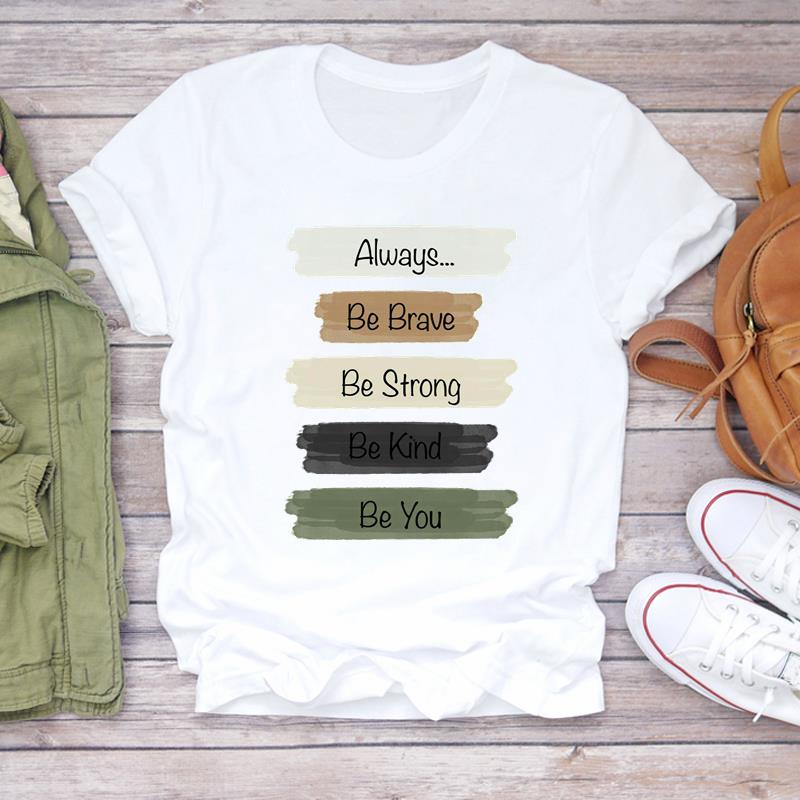 (Asian Size) Lady Female Casual T Shirt Printed Clothing Top Fashion love flower sweet Short Sleeve T-shirts Women Graphic Tee