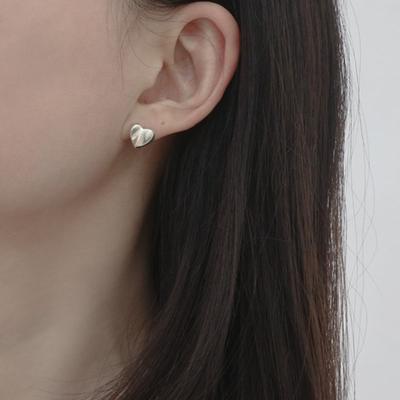 SUIOVE Boucle d'oreille vague de cœur