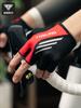 Captain Tas Cycling Gloves for Men and Women, Half-Finger Summer Road and Mountain Bike Anti-Slip Shock-Absorbing Cycling Gear