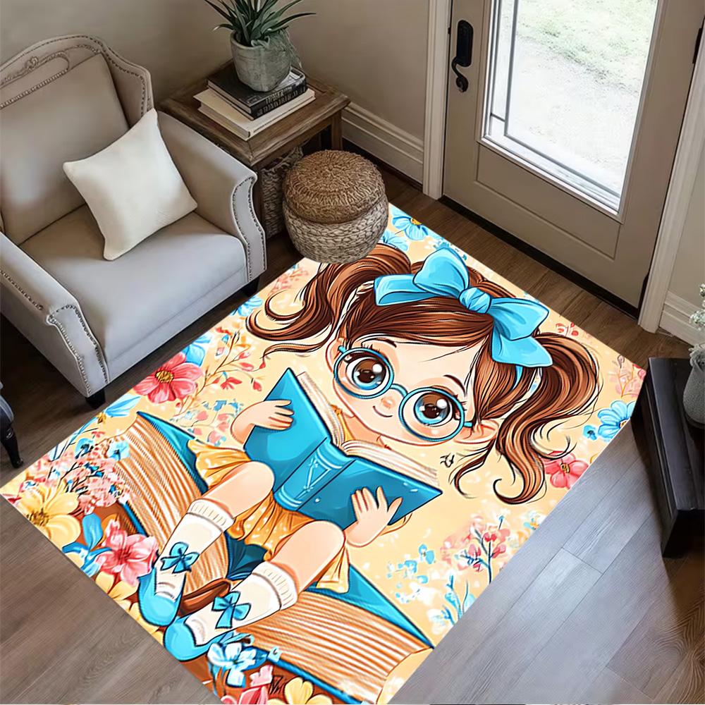 1pc Amazing Beautiful Home Carpet Non Slip Design for Bedroom Gift