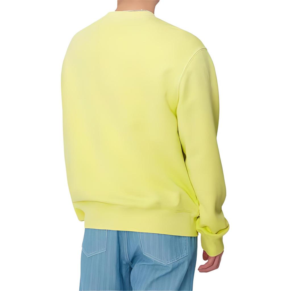 Carhartt WIP Loose Fit Solid Color Crewneck Sweatshirt Men Tops Yellow I033065-29T-GD
