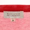MACKINTOSH PHILOSOPHY Long Sleeve Knit Cardigan 38 Red Women Used
