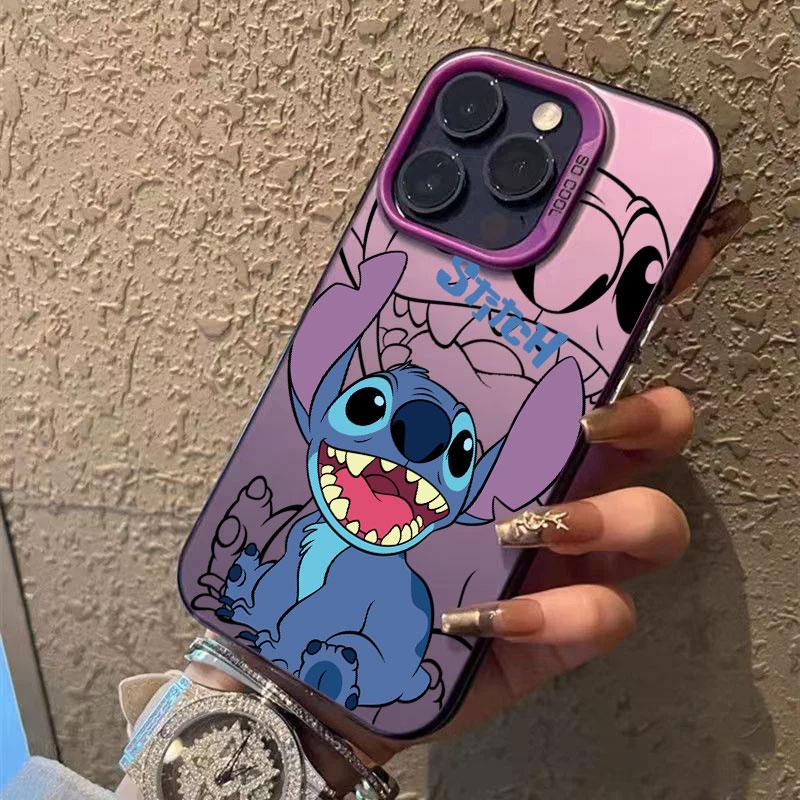Lilo Stitch Cartoon Phone Case For iPhone 11 12 13 14 15 16 17 Pro Max 16e 17E 17 Air Plus 13 Mini Shockproof Fundas Back Cover