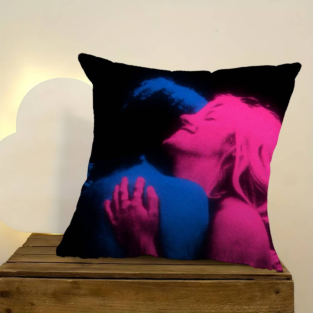 Hot Tv Girl Album Pillow Covers Cartoon Sofa Decorative Home Double-Sided Printing Short Plush Cute Cushion Cover