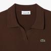 Lacoste Women's Open Collar Pique Sweater Polo Shirt PF300E-56GLFA