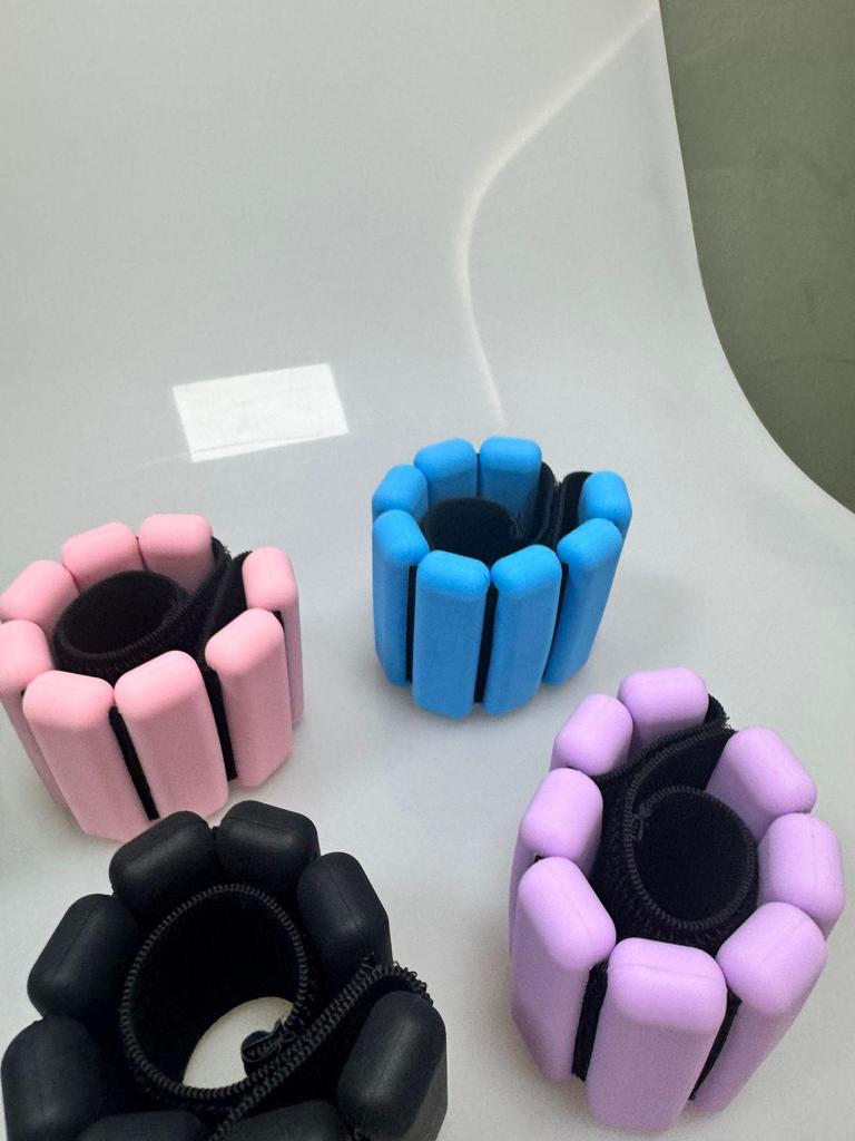 Silicone Weighted Wrist and Ankle Bands for Yoga and Fitness