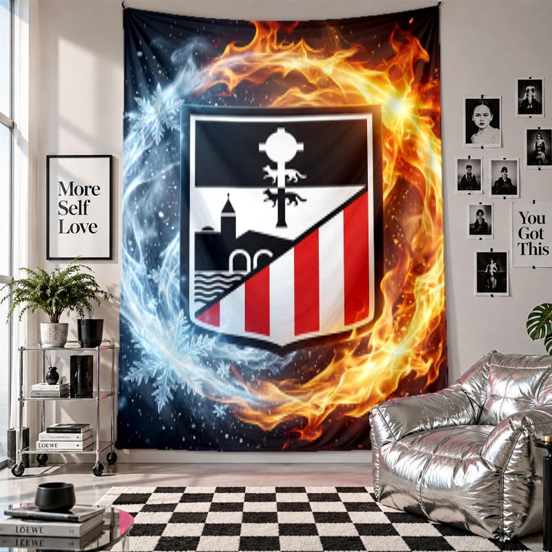 Athletic Bilbao Football Wall Tapestry Home Decor Wall Hanging Cloth for Bedroom Living Room Background