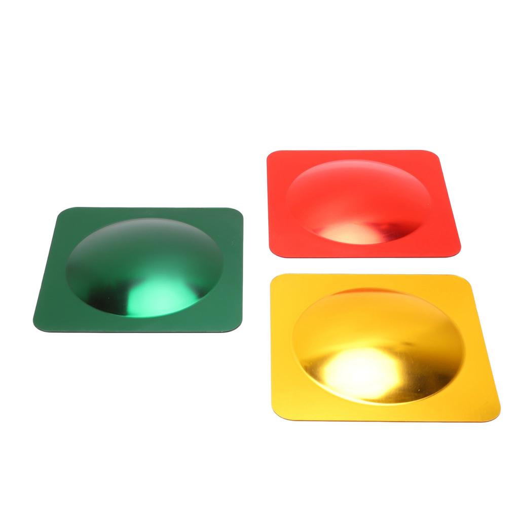 Bubble Wall Mirror Red Yellow Green Acrylic Sensory Bubble Mirror for Children Room Playrooms 3 Piece Set