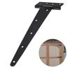 Iron Tee Hinge Black T Hinges Cabinet Hinge Garden Shed 2-8inch Wooden Door Gate for Light Gates Doors Furniture Hardware