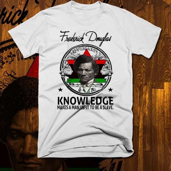 Frederick Douglas T-Shirt Black History Month Civil Rights African Emancipation 4XL