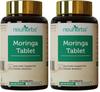 Neuherbs Bio-Moringa-Blatt-Tabletten Für Tägliche Energie Steigerung Reines Natürliches Grünes Superfood Nahrungsergänzungsmittel 120 Tabletten X 2er-Packung