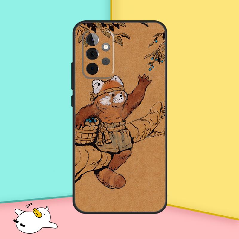 Red Panda Phone Case For Samsung Galaxy A14 A24 A34 A54 A13 A33 A53 A73 A12 A22 A32 A52 A51 A71 A52S