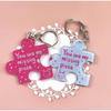 "You Are My Missing Piece" Acrylic Puzzle Text Keychain Korean Style Accessories    Gifts
