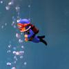 Resin Aquarium Mini Floating  Diver Fine Craftsmanship Exquisite Details Fish Tank Layout Prop Underwater World Ornaments