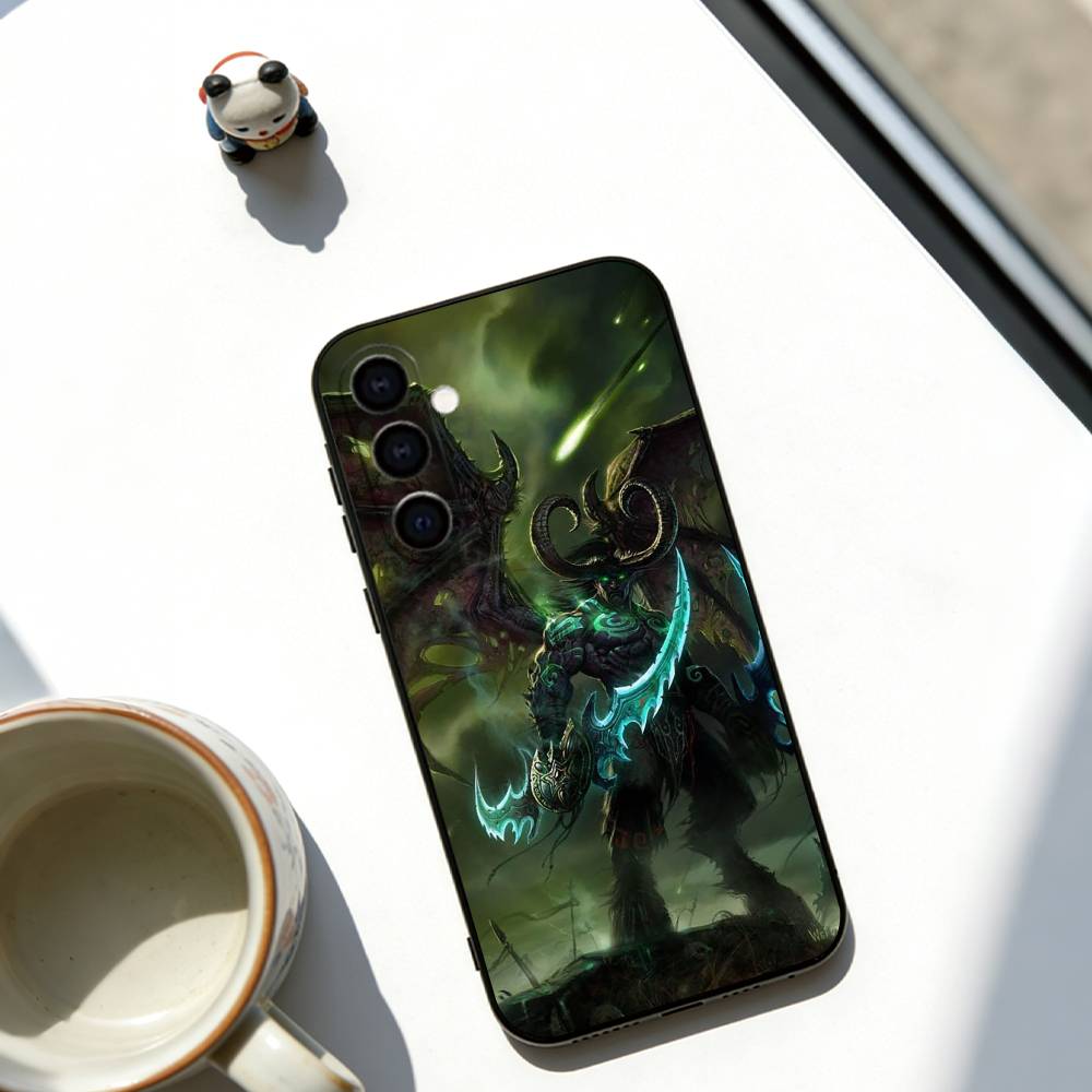 W-Warcraft G-Game Phone Case Soft black For Samsung Galaxy A73,A72,A71,A70,A53,A52,A51