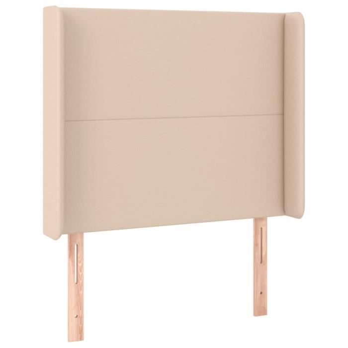 VidaXL Headboard with Ears Cappuccino 103x16x118-128 Cm3119389