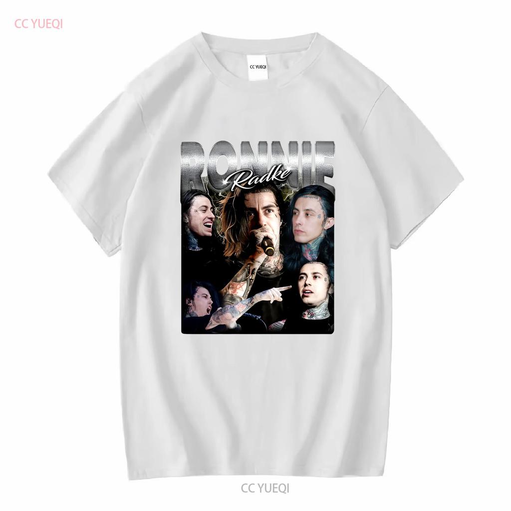 Ronnie Radke Collage Falling In Reverse Band Black T Shirt S 5xl 1pt1742 Long Or Short Sleeves Vintage Washed Homme Casual