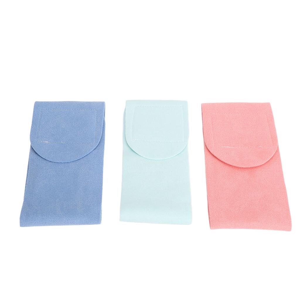 3Pcs Neck Wrinkle Pad Artificial Appearance Gel Inner Soft Washable Gel Neck Patch Blue Pink Cyan