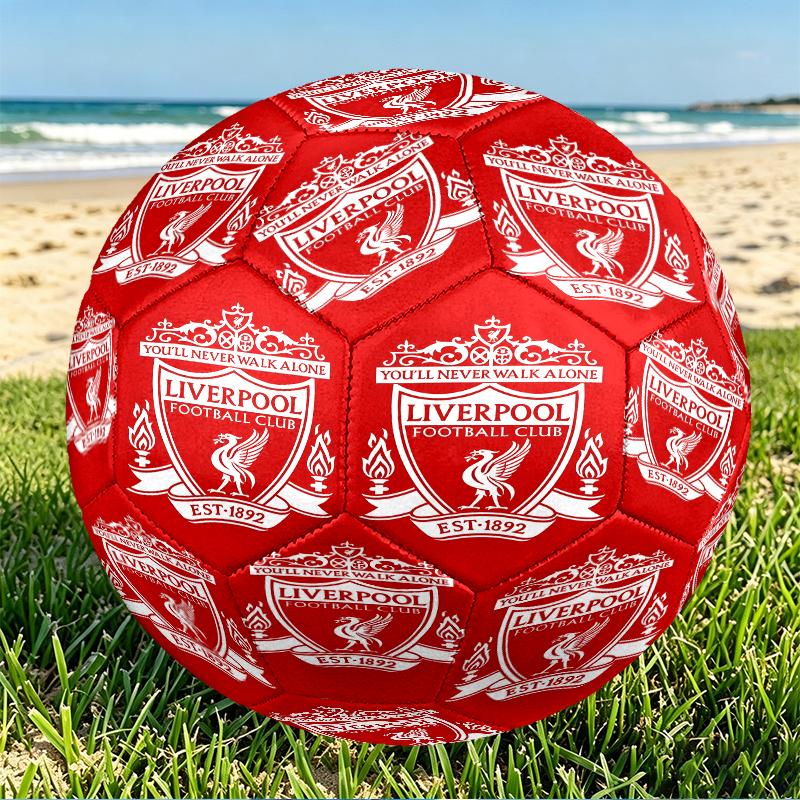 Football team.C Print Size 5 Soccer Ball, PU Wear Resistant Football for Match Training and Daily Practice, Birthday Gift for Soccer Fans