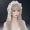 Spicy Girl Cosplay Headdress Rivet Lolita Hair Clip Sweet Lolita Wings Lace Headband  Party