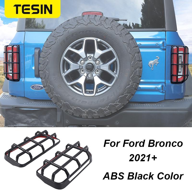 TESIN ABS Auto Licht Schutz Abdeckung Für Ford Bronco 2022 2023 + Rücklicht Scheinwerfer Blinker Lampe Hauben