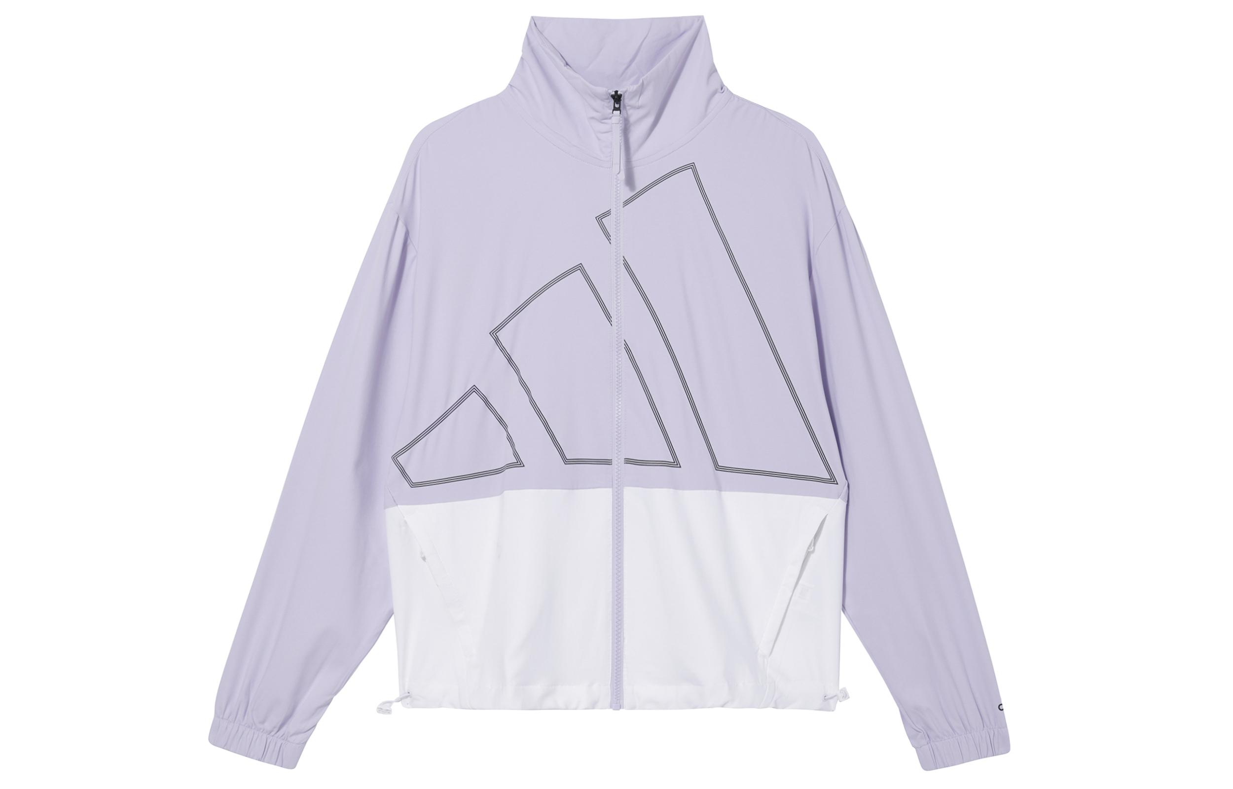 Adidas Jackets Women s Light Purple Stand Collar Moderate Other GL5620 XL