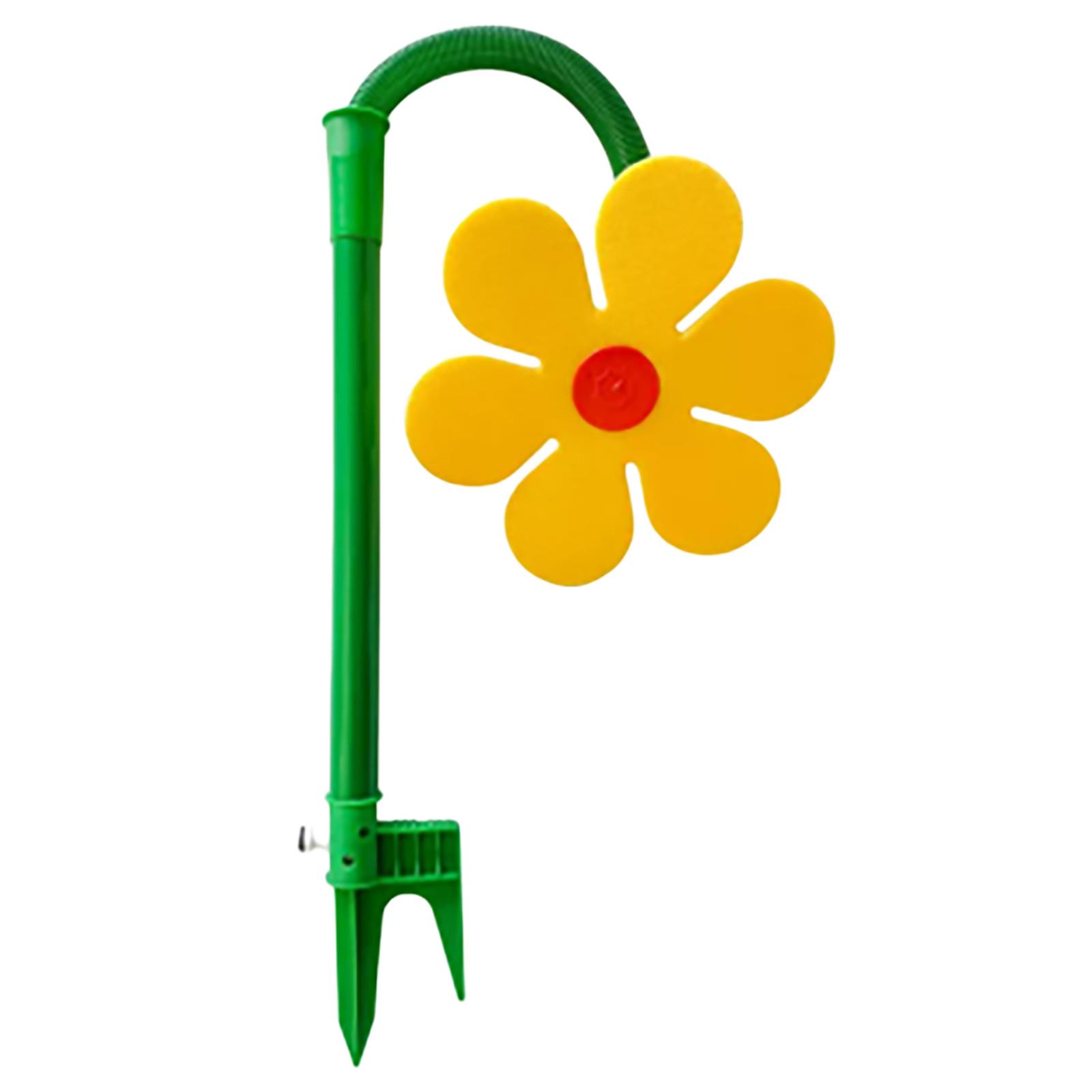 Crazy Daisy Sprinkler Funny Sun Flower Dancing Daisy Lawn Sprinkler Garden Sprinklers for Yard Lawn Watering Garden Decor
