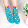 Women Multi-Color Xmas Gifts Winter Warm Stereoscopic Christmas Socks Cotton