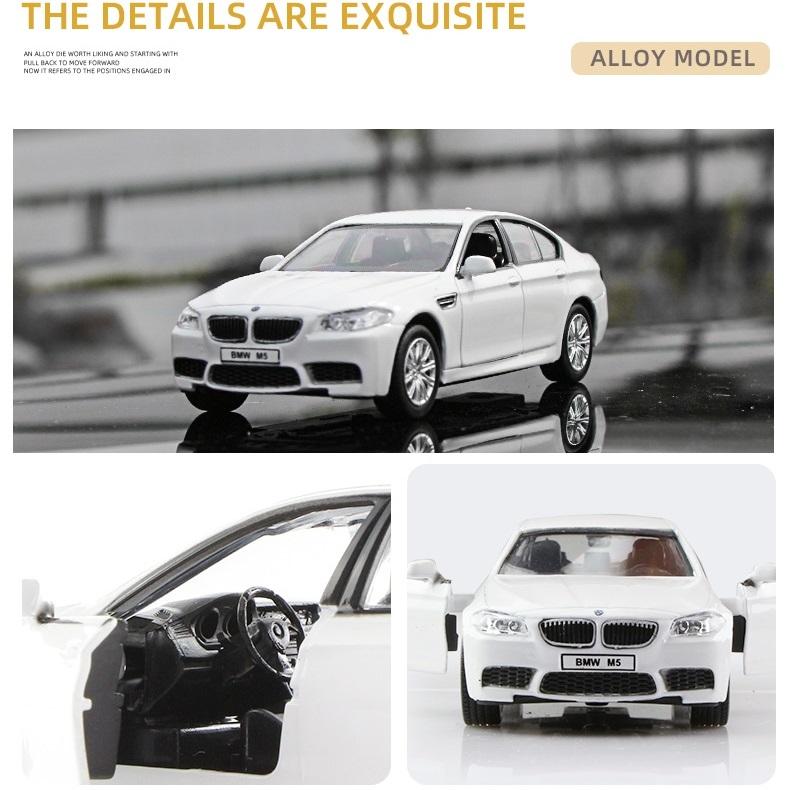 BMW M4 M5 Coupe Simulations-Druckguss & Spielzeugfahrzeug Rückziehmotor Auto & Türen zu öffnen RMZ city 1:36 Geschenke aus Legierungsmodellen für Kinder