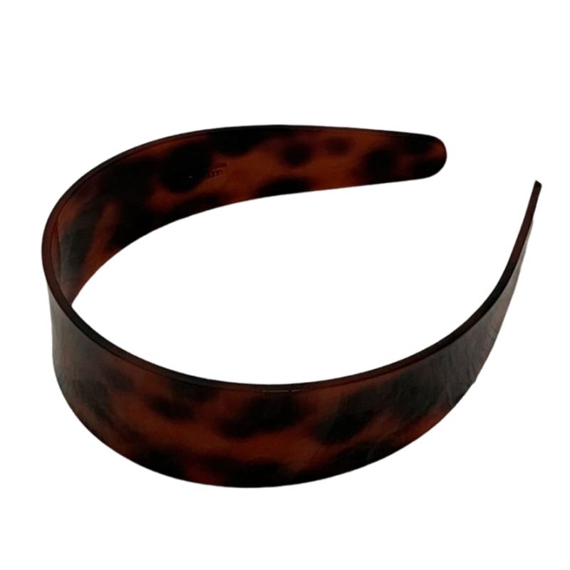 Stylish Female Hair Hoop Comfortable Hairband Elegant Wide Acetate Headwear Jewelry Accessories for Girls and Women