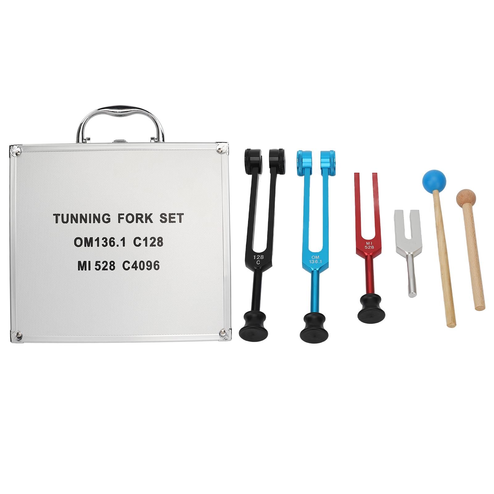 

Набор камертонов C4096 Mi528 C128 OM136.1 Алюминиевый сплав камертон для исцеления ДНК с хранением